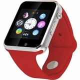 Smartwatch cu Telefon iUni A100i, BT, LCD 1.54 Inch, Camera, Rosu